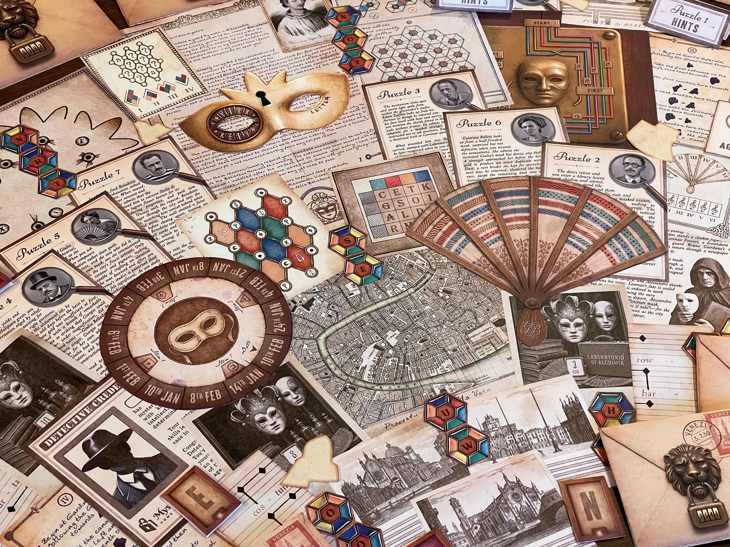 Escape Room Printable – The Venice Heist: An Immersive Puzzle Game for Teens & Adults (PDF Download)