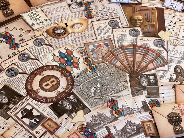 Escape Room Printable – The Venice Heist: An Immersive Puzzle Game for Teens & Adults (PDF Download)