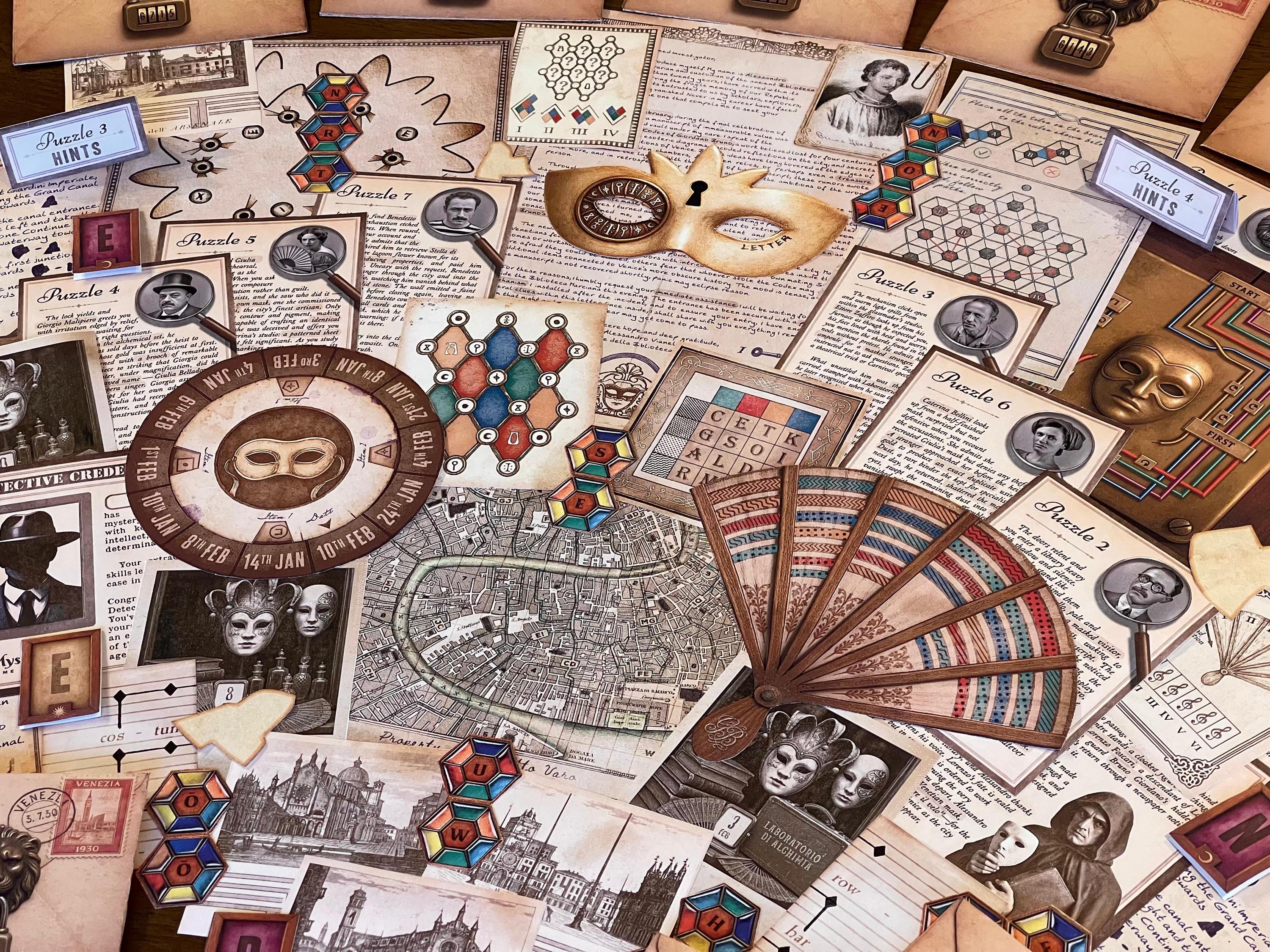 Escape Room Printable – The Venice Heist: An Immersive Puzzle Game for Teens & Adults (PDF Download)