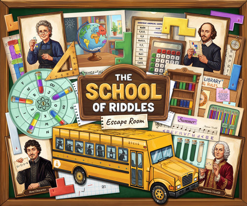 The School of Riddles - Printable Escape Room for Kids