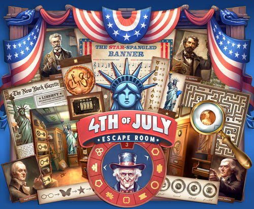 Fourth of July - Printable Independence Day Escape Room