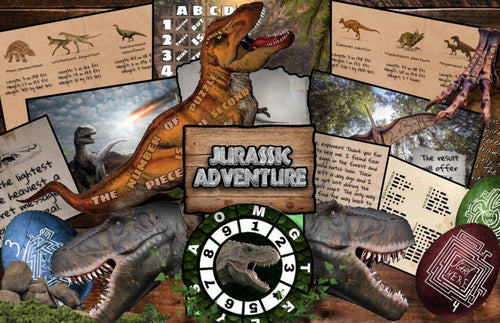 Jurassic Adventure - Printable Dino Escape Room for Kids