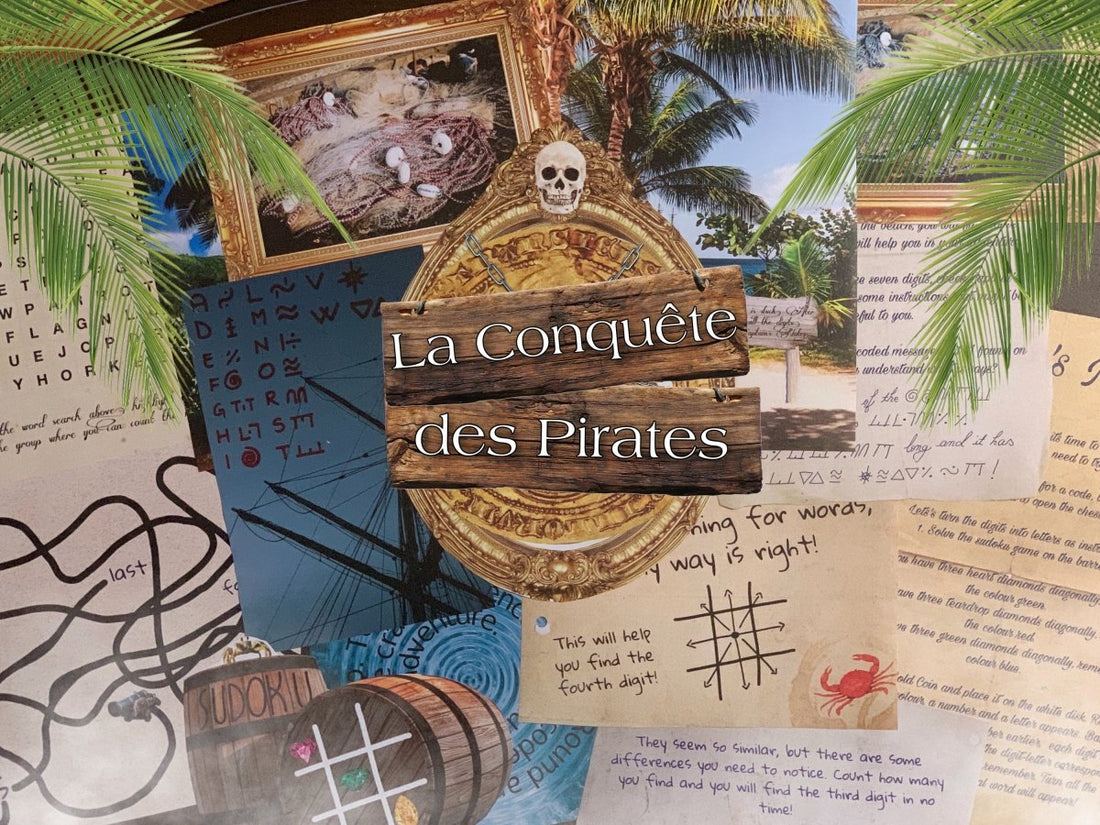 La Conquête des Pirates Jeu d'Évasion - MysteryLocks Home Escape Rooms