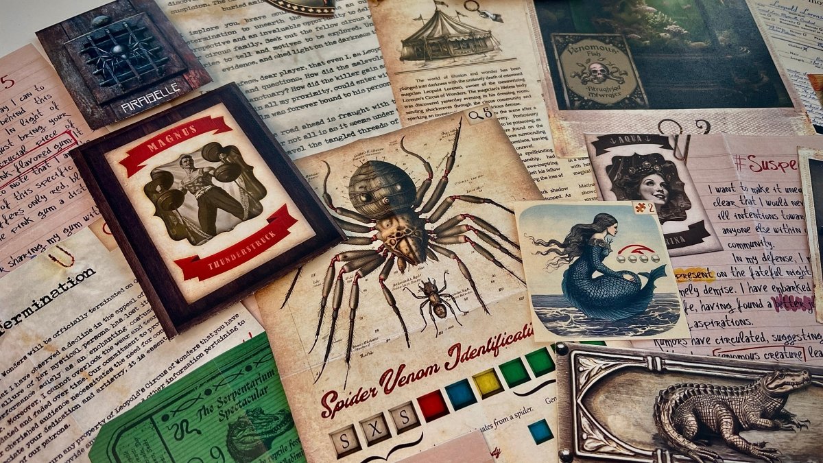 Leopold's Circus of Wonders Printable Murder Mystery Game - MysteryLocks Home Escape Rooms