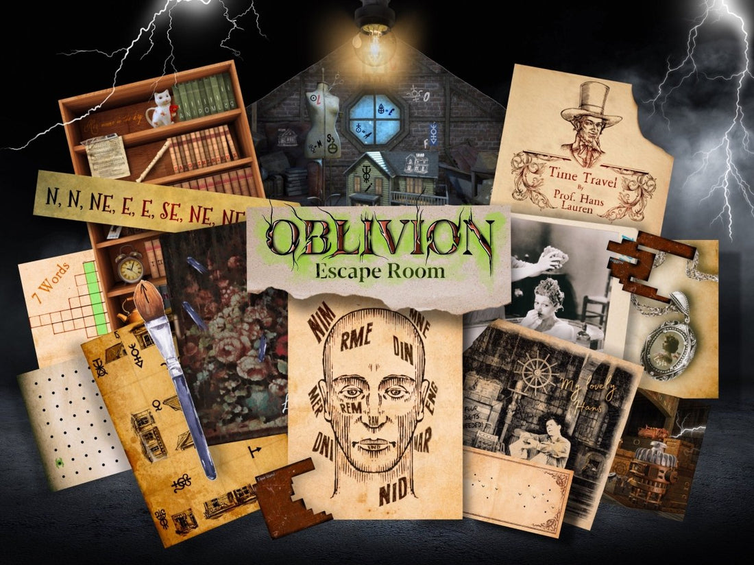 Oblivion Printable Escape Room - MysteryLocks Home Escape Rooms