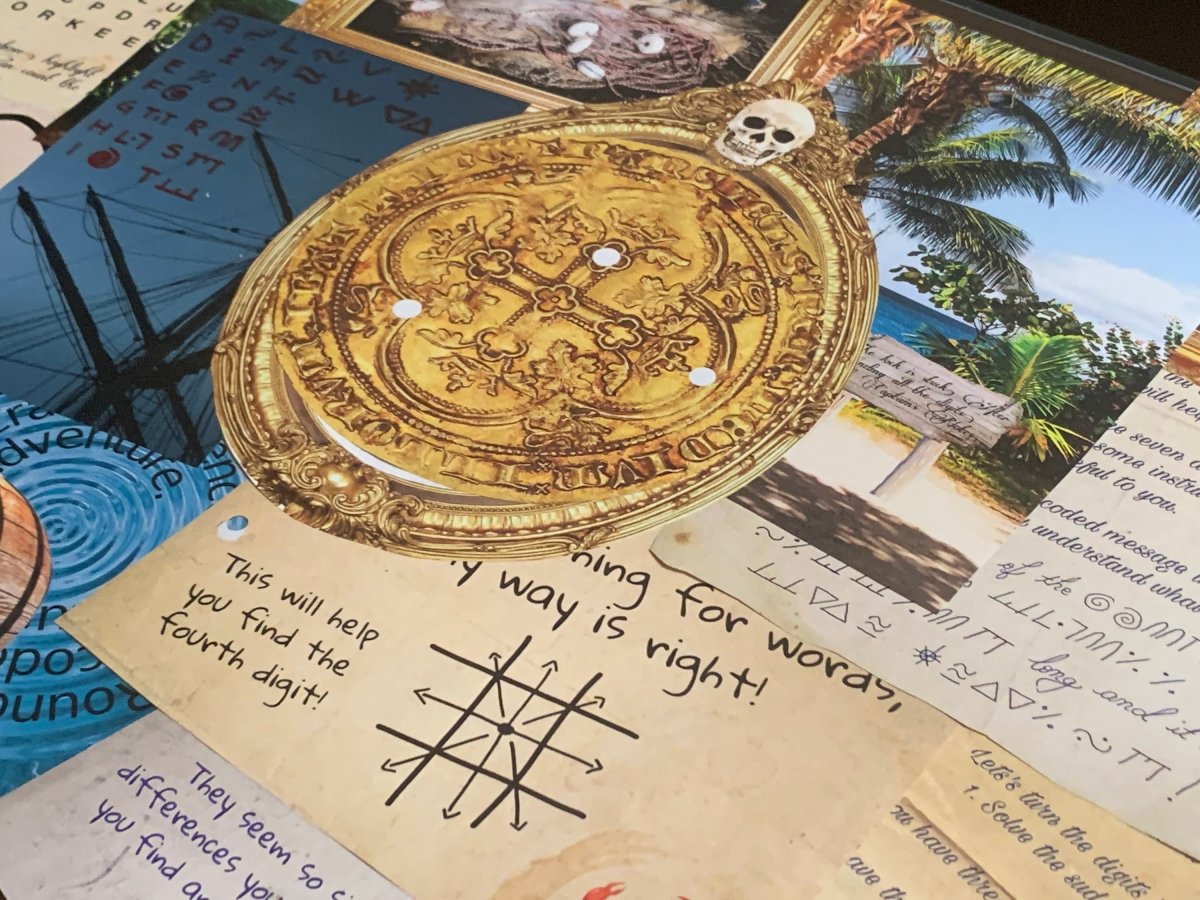 Pirate's Adventure Printable Escape Room - MysteryLocks Home Escape Rooms