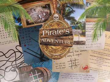 Pirate's Adventure Printable Escape Room - MysteryLocks Home Escape Rooms
