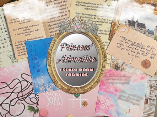 Princess' Adventure - Printable Princess Escape Room for Kids