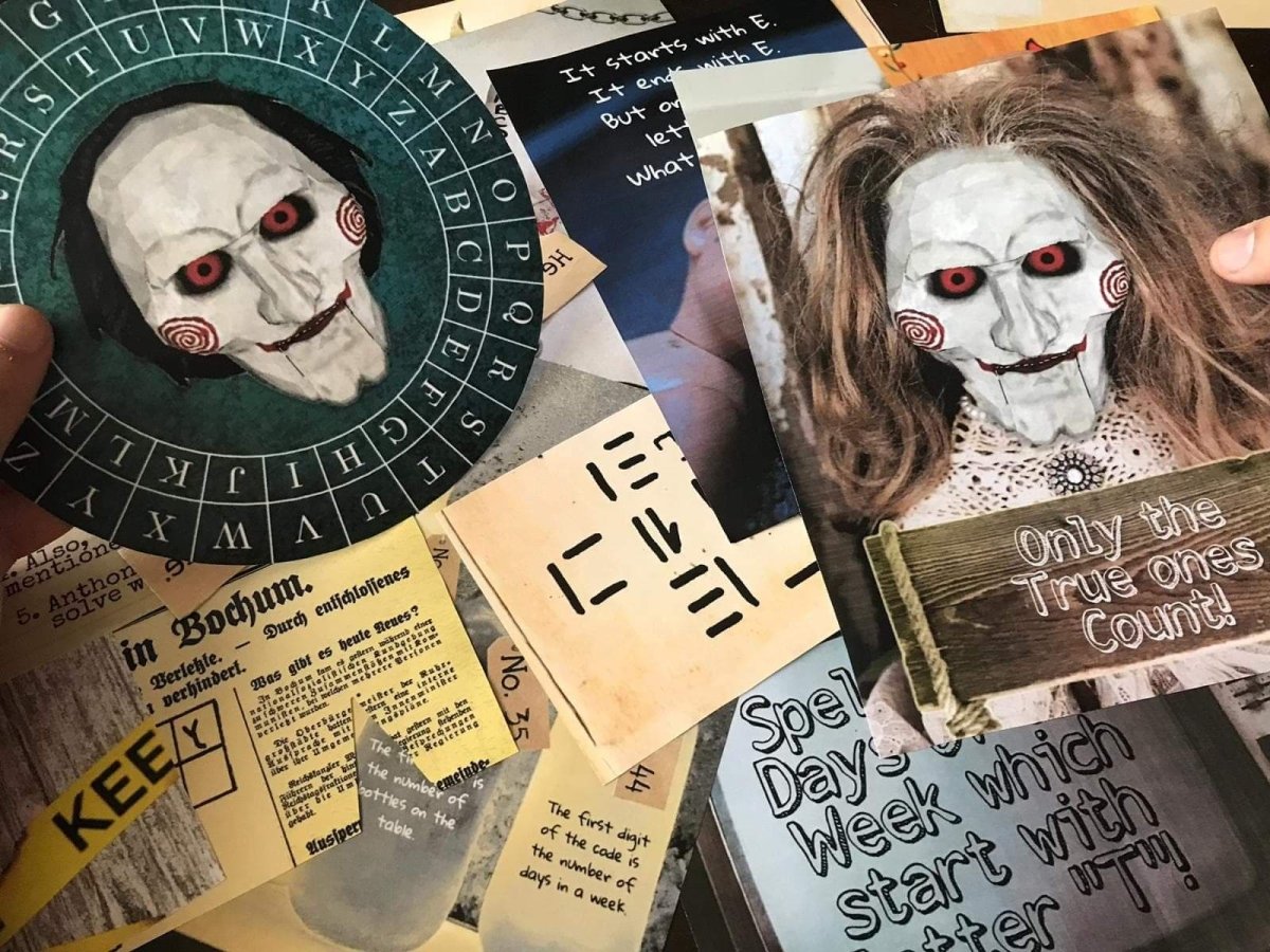 Psycho's Maze Printable Escape Room - MysteryLocks Home Escape Rooms