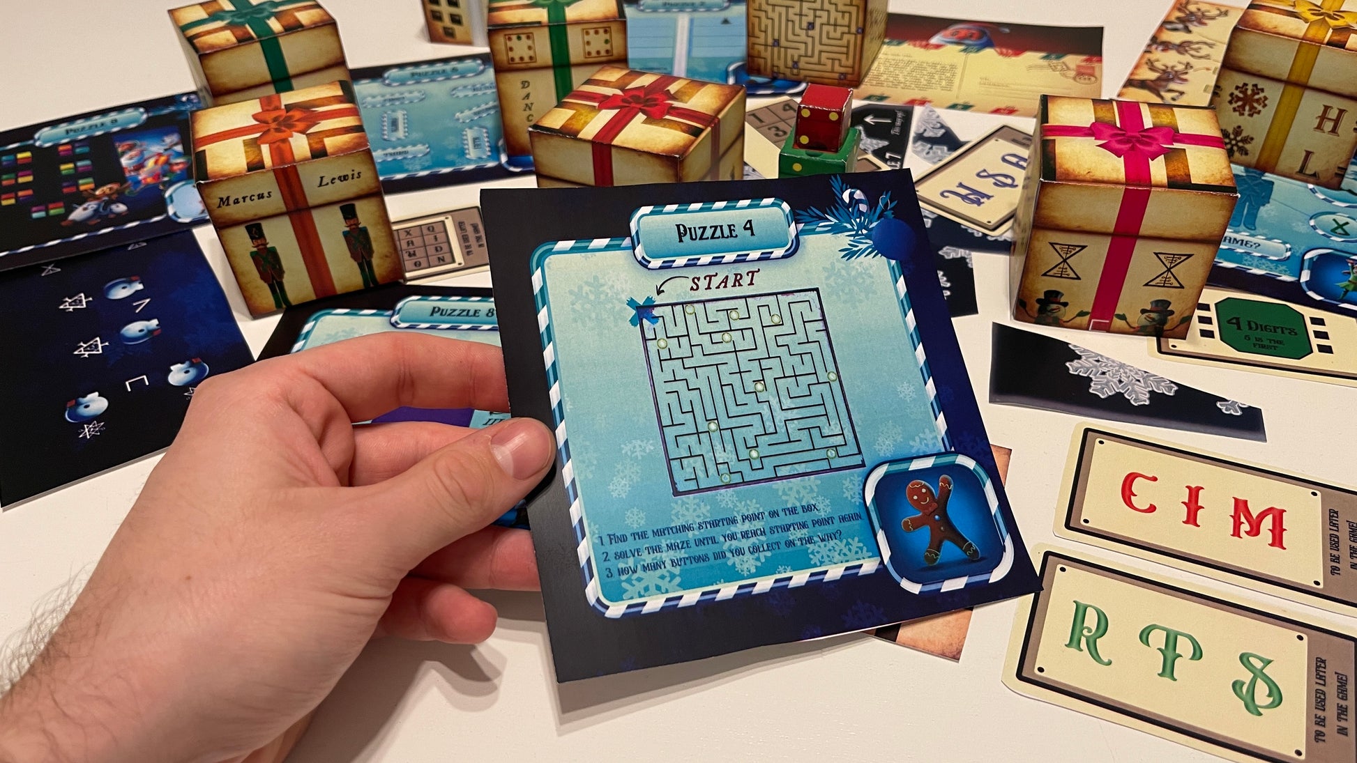 At-home Christmas rescue mission with printable escape room puzzles and holiday-saving challenges.