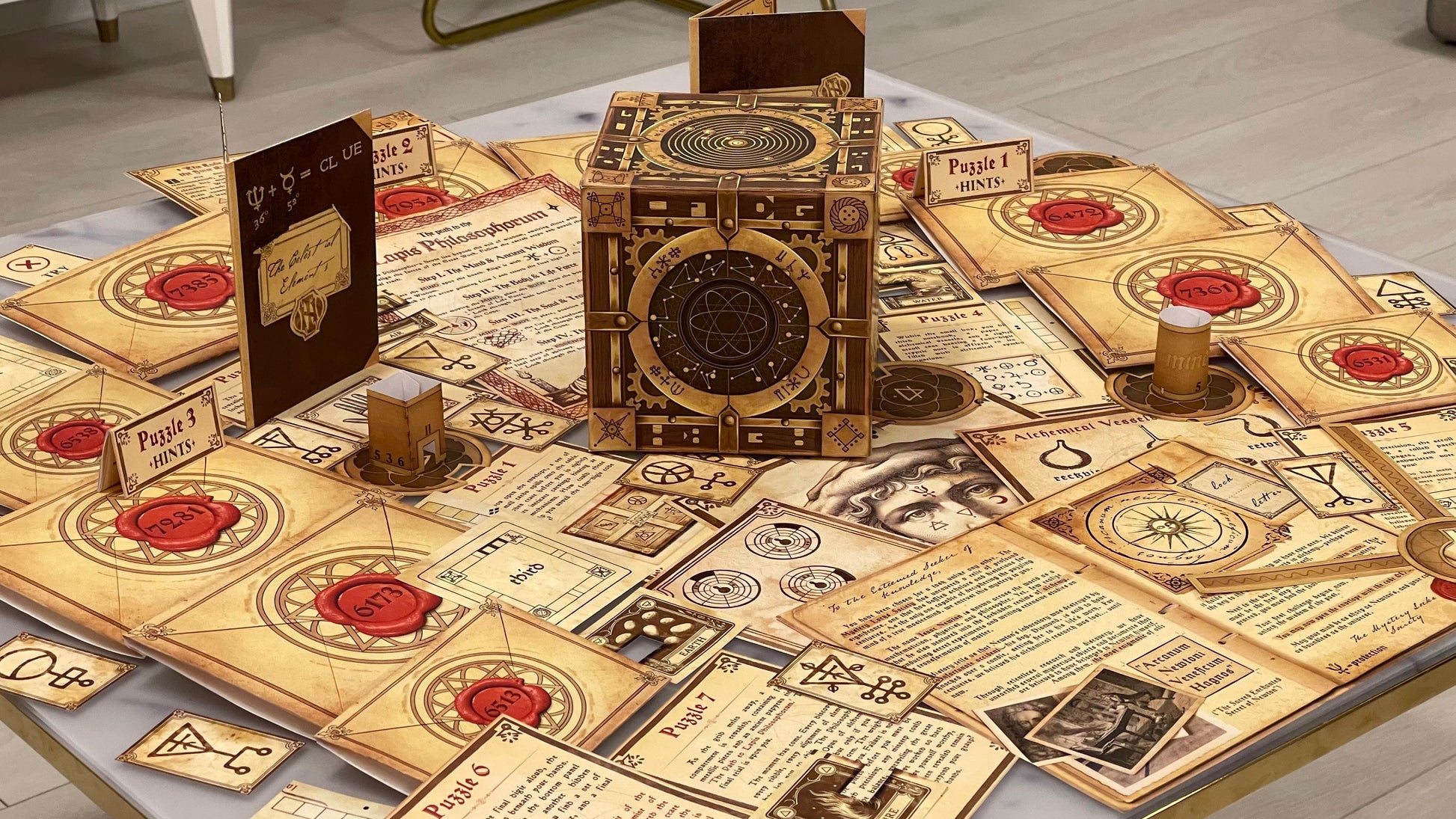 Transform your space into a DIY escape room with The Alchemist’s Box! This printable escape room is packed with interactive challenges for an exciting game night.