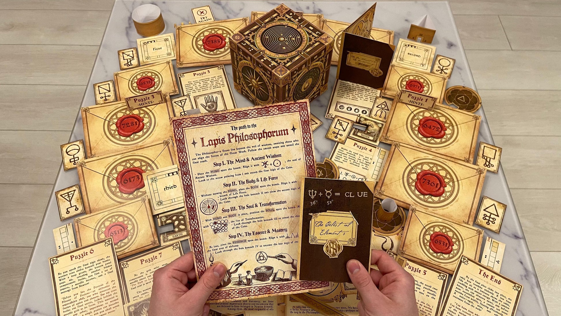 Looking for a DIY escape room? The Alchemist’s Box is a printable escape room that brings adventure to your home with immersive puzzles and interactive challenges!