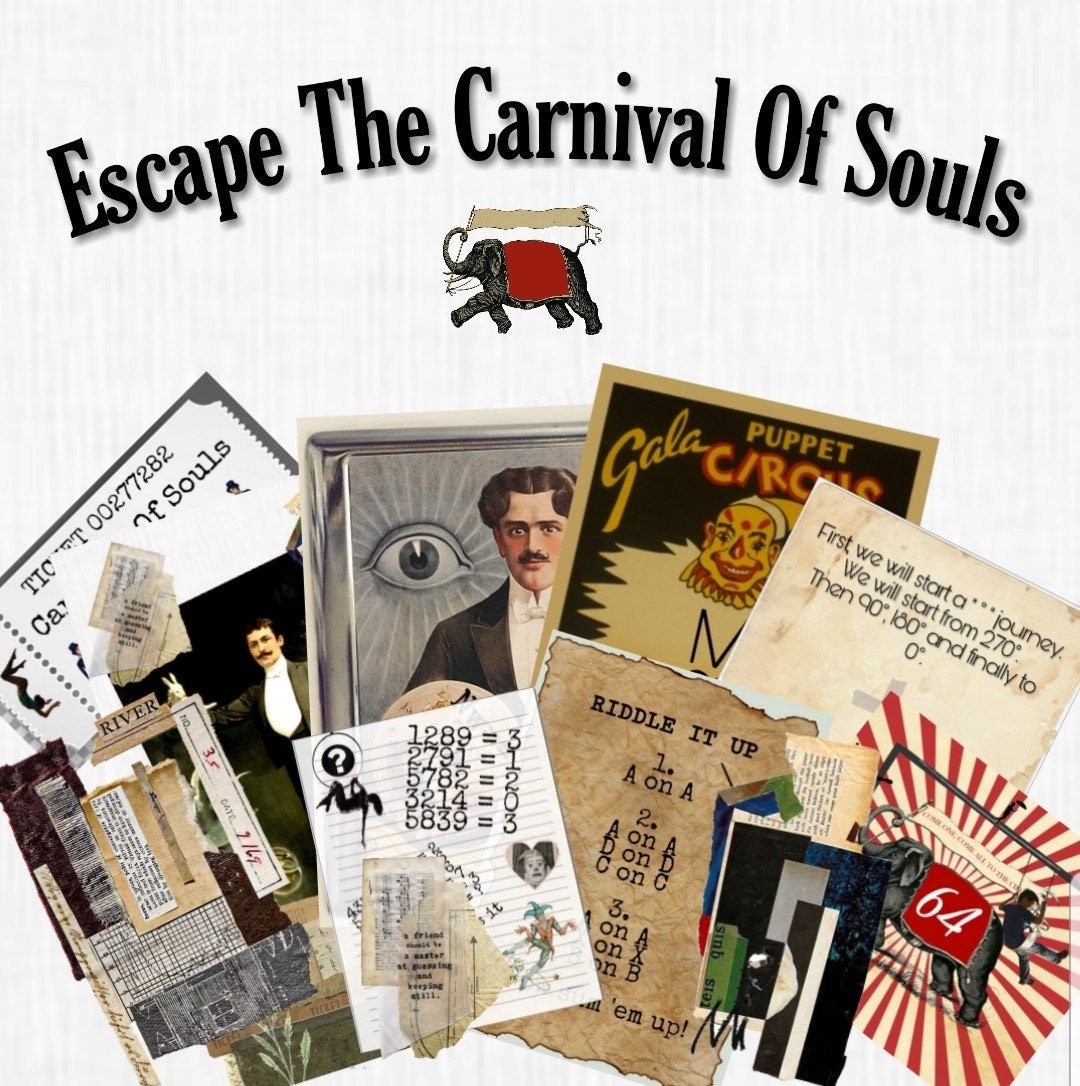 The Carnival of Souls Printable Escape Room - MysteryLocks Home Escape Rooms