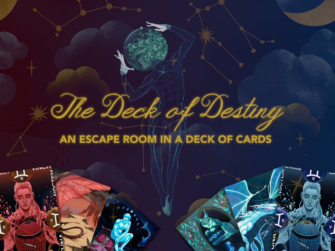 The Deck of Destiny Printable Escape Room - MysteryLocks Home Escape Rooms