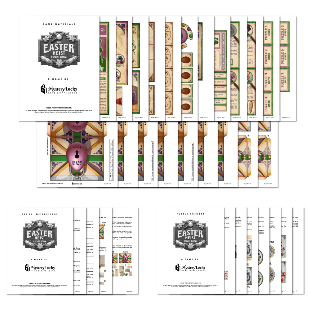 Easter Heist - Printable Easter Escape Room