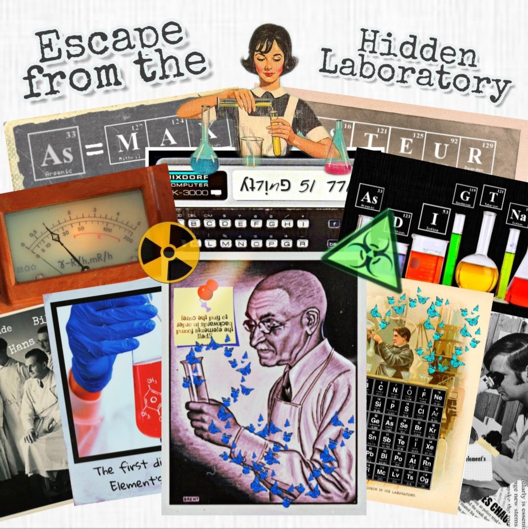 The Hidden Laboratory Printable Escape Room - MysteryLocks Home Escape Rooms