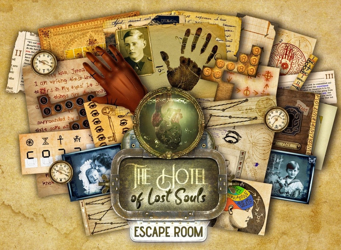 The Hotel of Lost Souls Printable Escape Room - MysteryLocks Home Escape Rooms