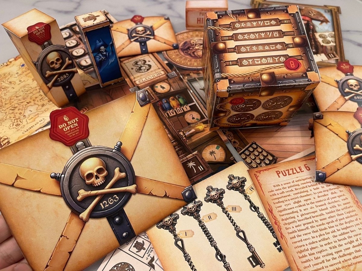 The Pirate Box Printable Escape Room - MysteryLocks Home Escape Rooms
