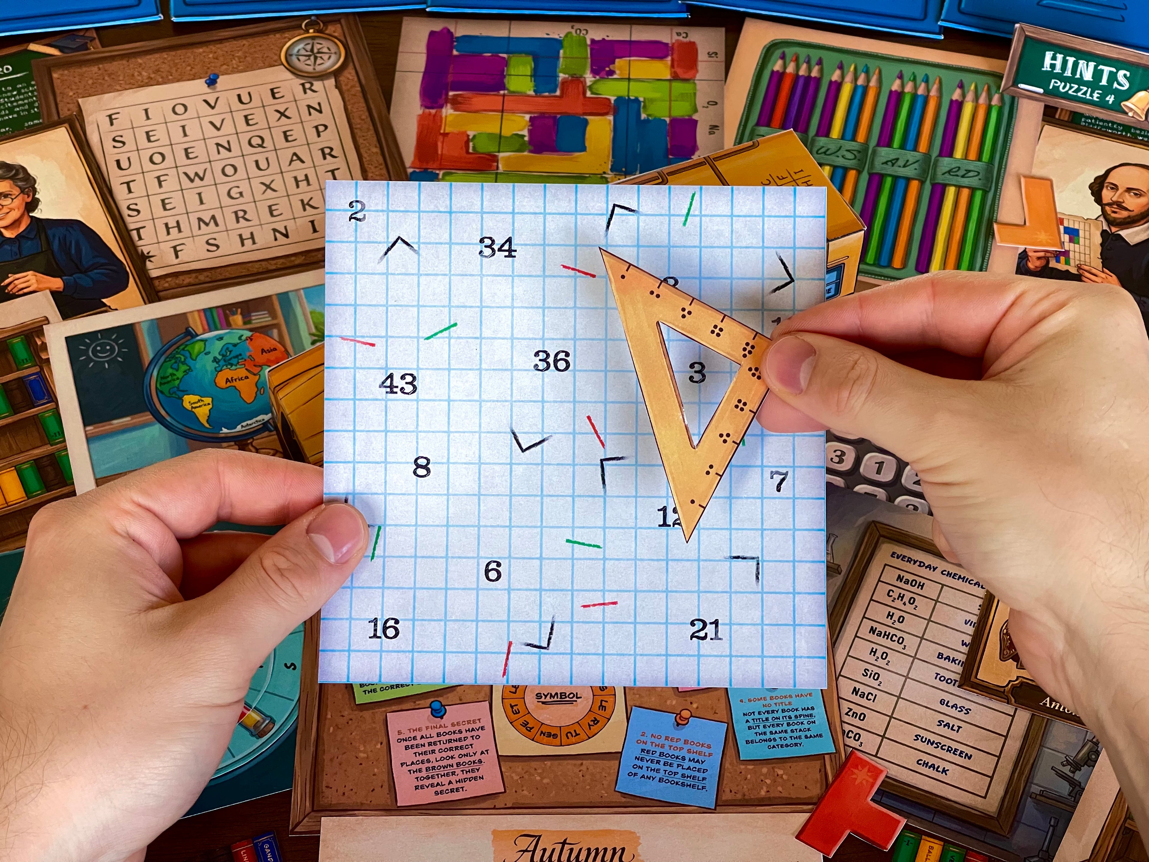 The School of Riddles - Printable Escape Room for Kids