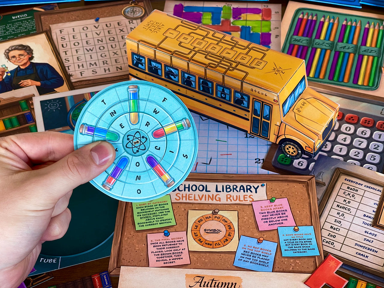 The School of Riddles - Printable Escape Room for Kids
