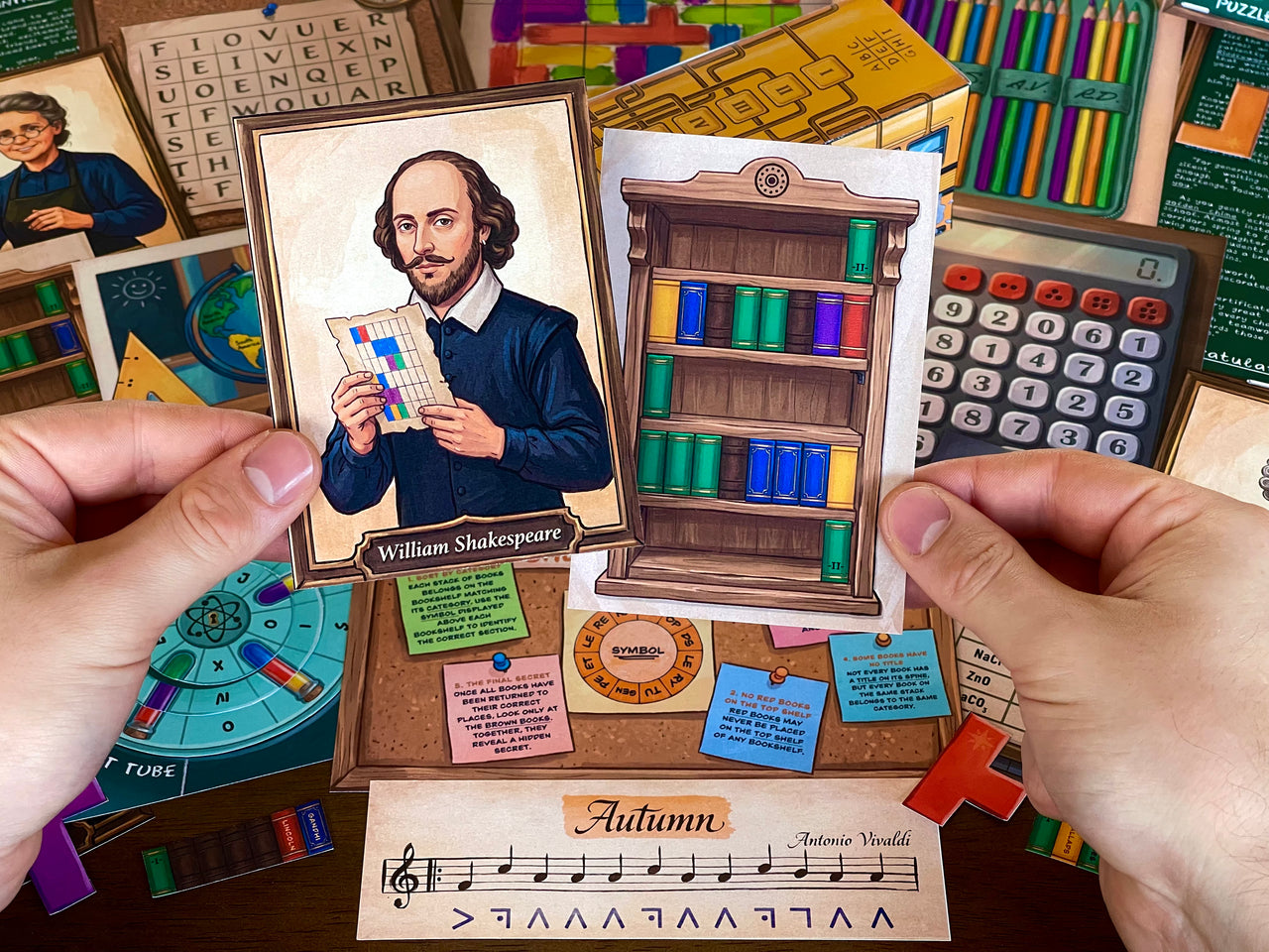 The School of Riddles - Printable Escape Room for Kids