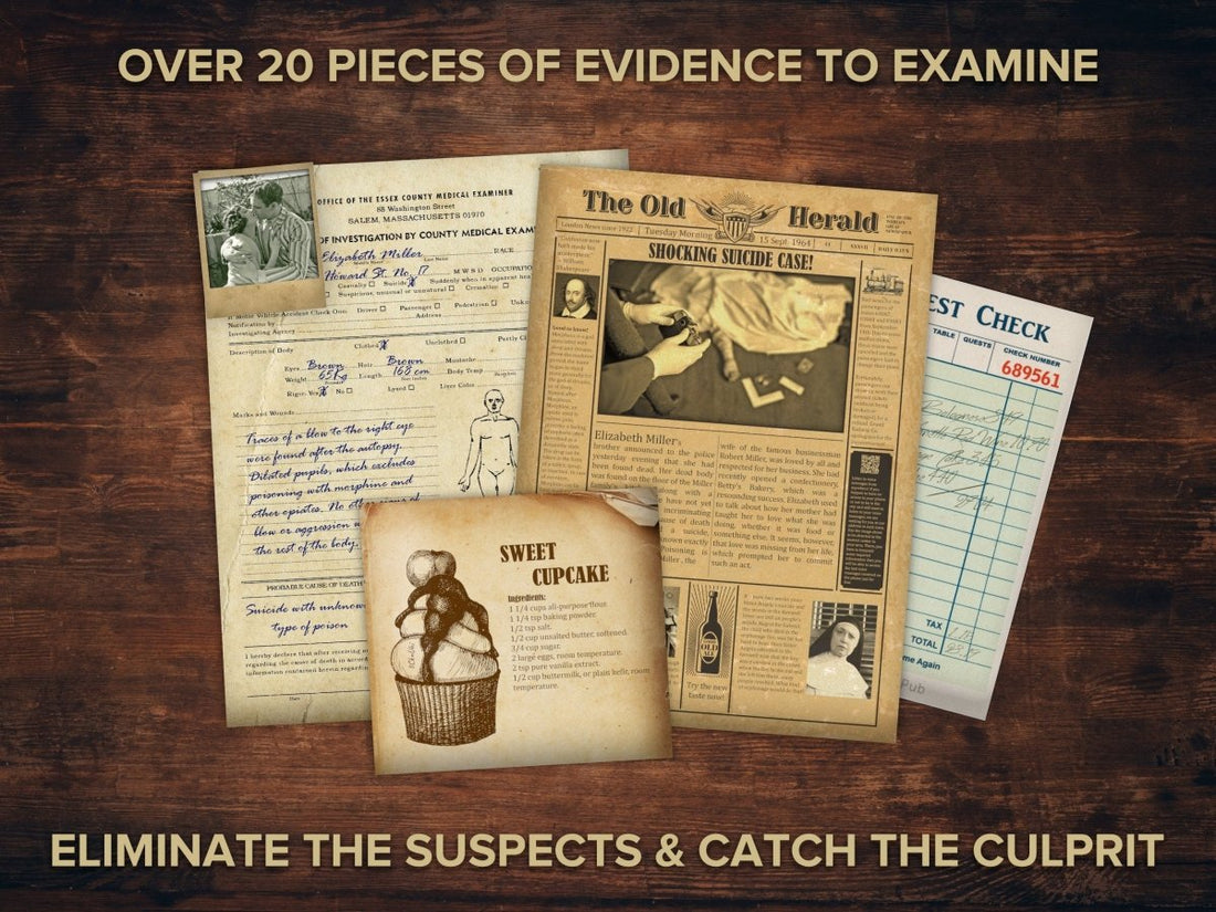 The Sweet Revenge Printable Murder Mystery Game - MysteryLocks Home Escape Rooms