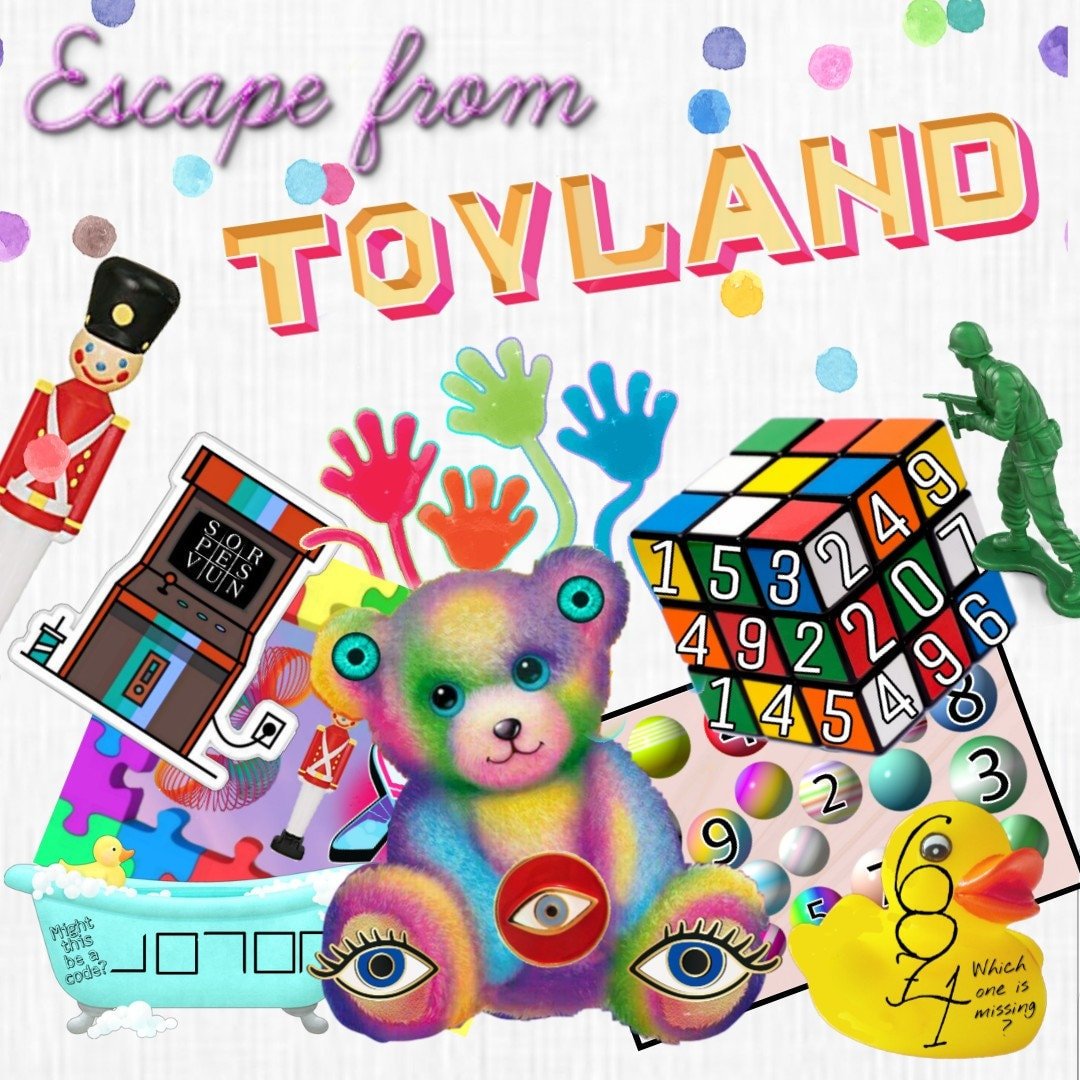 Toy Land Printable Escape Room - MysteryLocks Home Escape Rooms