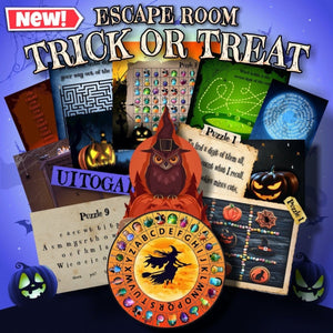 Trick or Treat - Printable Halloween Escape Room for Kids