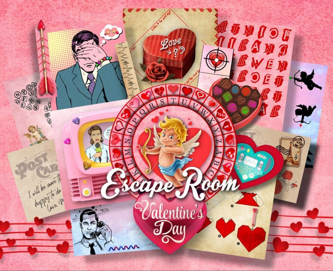 Valentine's Day Printable Escape Room - MysteryLocks Home Escape Rooms