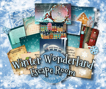 Winter Wonderland Printable Escape Room - MysteryLocks Home Escape Rooms