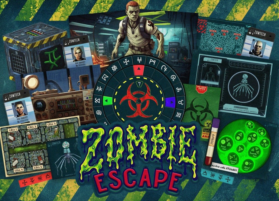 Zombie Escape Printable Escape Room - MysteryLocks Home Escape Rooms