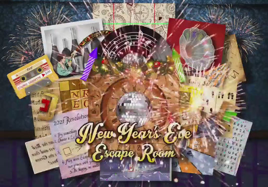 Escape Room Game DIY New Year Printable Game Kit New Year's Eve | New Year Party Game Christmas Gift Game DIY Christmas Escape Room